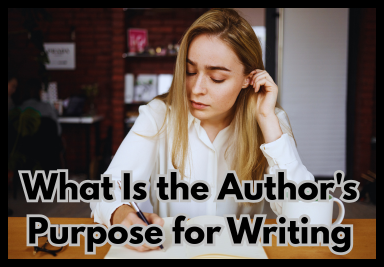 What Is the Author's Purpose for Writing This Article